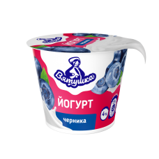 Йогурт "Вятушка" 4% черника